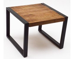 D - Livingfurn - Salontafel Strong - 60x60x45cm - Mangohout