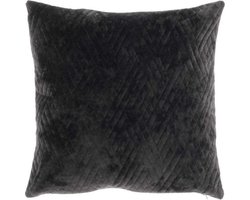 D- Unique Living - Kussen Cem 45x45cm Black