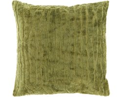 D- Unique Living - Kussen Dovi 45x45cm Moss Green