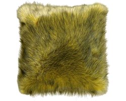 D- Unique Living | Kussen Indy 45x45cm curry | Kussen woonkamer of slaapkamer