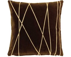 D- Unique Living | Kussen Senza 45x45cm bison brown | Kussen woonkamer of slaapkamer