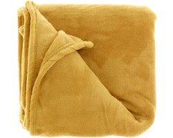 D- Unique Living | Plaid Claudi 150x200cm mellow yellow