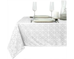 D- Unique Living | Sierle tafelkleed 140x250cm white