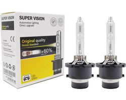 D2S Xenon HID bulb - 10.000K blauw licht - 35W - set van 2