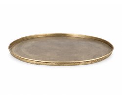 Daan Kromhout - Dienblad - Tray - Plate - Goud/Zilver - Geveegd - Metaal - 46x2cm