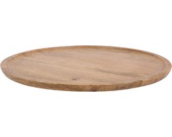 Daan Kromhout - Tray - Plate - Dienblad - Mango - Hout - 47cm rond