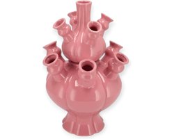Daan Kromhout - Vaas - Rotterdam - Tulpenvaas - Bloemenvaas - Keramiek - Roze - 25x25x36cm
