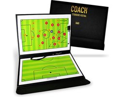 DABI Tactiekbord Voetbal - Coachmap inclusief magneten en uitwisbare stift - Coachbord - Tactiekmap voetbal