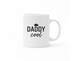 Daddy Cool Koffiemok 330 ml – Stijlvolle Keramische Mok voor Coole Papa’s & Vaderdag Cadeau