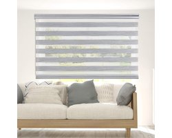 Dag en Nacht Rolgordijn - Duo Rolgordijn Jaloezie - Raamdecoratie Woonkamer - Dubbellaags Stof Design - 180 x 250 cm