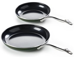 Dagelijkse kost door Jeroen Meus - koekenpannenset 2-delig ø20+28cm - inductie - PFAS-vrij