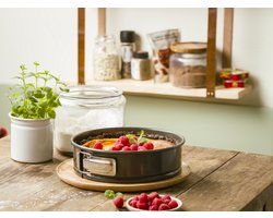 Dagelijkse Kost springvorm - 24cm - olijfgroen - PFAS-vrij - gealuminiseerd plaatstaal