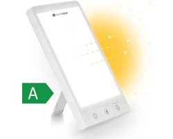 Daglichtlamp 10.000 Lux - Ingebouwde Timer - 3 Standen - LED Bureaulamp - Daylight Lamp - Zonlichtlamp - Thuiswerken - Gezicht - Wit - Silvergear