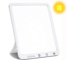 Daglichtlamp met Timer & Dimfunctie - 10.000 lux - Lichttherapielamp - SAD lamp - Lichttherapie - Zonlicht lamp - Hobby lamp