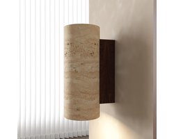 Daily Decor - Wabi Sabi Wand lamp - Japandi Style lamp - Minimalistische Woonkamer en keuken lamp - Woonkamer - Marmer - E-27 fitting