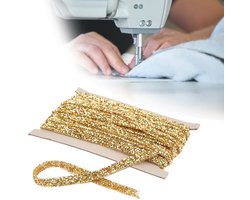 Dailygoods - 10 Meter Gouden Strass Lint voor DIY Decoratie en Ambachten