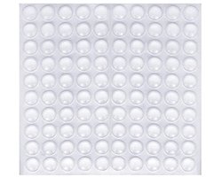 Dailygoods - 100 Stuks Rubberen Buffers - Transparante Zelfklevende Beschermbuffers voor Meubels