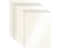 Dailygoods - 28 vellen A4 glanzend kartonpapier, beige, 250 g/m², premium ivoorpapier voor doe-het-zelf kaarten maken, bruiloftsuitnodigingen, knutselkarton, menukaarten en creatieve kantoorprojecten