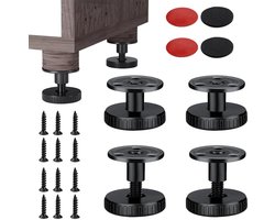 Dailygoods - 4 Stuks Verstelbare Meubelpoten - Anti-Vibratie Gereedschap voor Meubels