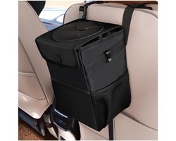 Dailygoods- Afvalemmer opvouwbaar 6L - Lekvrije Vuilnisemmer - Waterdicht - Draagbaar - Verstelbare Riem - Oxford-stof - Vuilnisbak