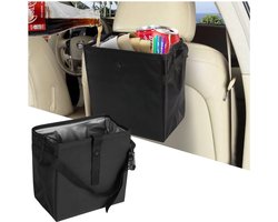 Dailygoods- Afvalemmer Waterdicht - Hangende Auto-afvalemmer - Multifunctionele Afvalzak - Opvouwbaar - Oxford-stof - 24,13 x 13,97 cm - Auto-prullenbak