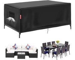 Dailygoods- Beschermhoes Waterdicht - Tuinmeubelen - 420D Oxford - Voor Tuintafels - 150x150x74 cm - Winterbestendig - Tuinmeubelhoes