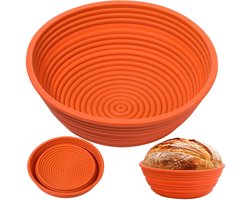 Dailygoods- Broodmand 27cm - Rijsmand - Opvouwbaar - Siliconen - Herbruikbaar - Temperatuurbestendig van -60 tot 240 °C - Broodmandje