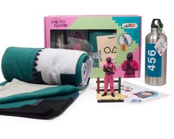 Dailygoods- Chill Kit officiële licentie - Fleece Deken 160x110 cm - Thermosfles - Verzamelfiguur - Cadeauset Vrouw - Cadeau-idee voor Verjaardag/Kerstmis
