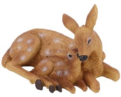 Dailygoods - Decoratieve Herten Beeldjes Set - Hars Sculpturen voor Tuin en Huis