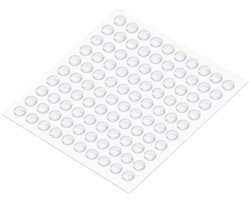 Dailygoods- Deurbuffers 100 Stuks - Zelfklevend - Transparant - Rubber - Beschermpads - Schokbestendig - 8 mm Diameter - Stootpads