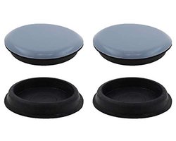 Dailygoods - EasyMove Teflon Glider - Meubelbescherming - 45mm - Zelfklevend - Voor tapijt en harde vloeren - Verplaats meubels moeiteloos