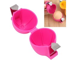 Dailygoods- Eierschaalopener Ergonomisch - Eierschaalbreker - Dunschiller - Keukengereedschap - Comfortabele Grip - Efficiënte Verwijdering van Schaal - Eieropener