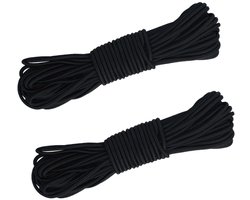 Dailygoods- Elastisch Touw 4mm x 10m - Rekbaar Rubberen Koord - Waterdicht - UV-bestendig - Outdoor Beveiliging - Geschikt voor Tent/Hangmat - Bungee Cord