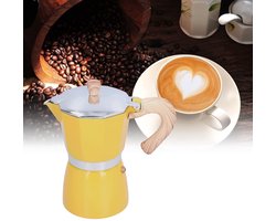 Dailygoods- Espresso Maker Thermisch - Moka Pot - Aluminium - Koffiezetapparaat - 6 Espressokopjes - Klassieke Italiaanse Stijl