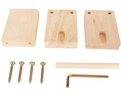Dailygoods- Garenhouder met soepele rotatie - Wolhouder - Garenhouder borduren - Kluwenhouder - Stevige houten constructie - Eenvoudige montage - Garendispenser