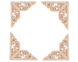 Dailygoods- Houten Ornament Hoogwaardig Materiaal - Vintage Decoratie - Houtsnijwerk - Decoratie Kamer - Decoratie Slaapkamer - Europese Stijl