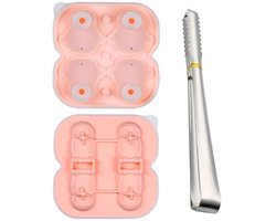 Dailygoods- IJsblokjesvorm Siliconen - IJsblokjesvorm met Deksel - Pinguïn IJsmodel - IJsclip - Herbruikbaar Keukengereedschap - Duurzaam Materiaal - Ijsvorm