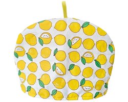 Dailygoods - Katoenen thee Cozies Geïsoleerde Theepot Stof Beschermende Gezellige Theepotten Waterkoker Quilt voor Thuis Keuken Tafel Hotel Theekransje Restaurant Warm Houden Decoratieve Accessoires (Geel Citroen)