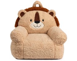 Dailygoods- Kinderbank - Comfortabele Mini-Bank - Schuim Gevuld - Duurzame Sherpa-Stof - Geschikt voor Peuters - Ondersteunend en Comfortabel - Kindermeubel
