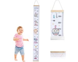 Dailygoods - Kinderen Hoogte Grafieken - Groei Meetstickers - Leuke Muurdecoratie - Draagbaar - Peuter Groei - Thuis en Kamer Decoratie - Voor Baby's