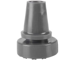 Dailygoods- Krukpunt Rubber - Vervangend Onderdeel - 7/8" Beendiameter - Hoogwaardig Rubber - 360 Graden Draaibaar - Duurzaam en Flexibel - Wandelstokpunt