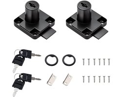 Dailygoods - Meubel Slot - Veiligheid - Duurzaam - 2 Pack - Kasten en Meubels - Sleutels inbegrepen - Voor Thuisgebruik