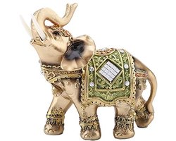 Dailygoods- Olifantenbeeld - Feng Shui Decoratie - Olifanten Beeld - Geluksgeschenk - Rijkdom - Thuis/Kantoor Decoratie - Decoratiebeeld