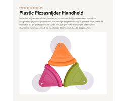 Dailygoods- Pizzasnijder Hoogwaardig Materiaal - Handheld Snijgereedschap - Vaatwasmachinebestendig - Duurzaam - Veilig - Praktisch en Handig - Pizzacutter