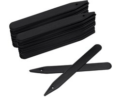 Dailygoods- Plantenlabels 100 stuks - Kunststof Boomlabels - Tuinzaadlabel met Gat - Steeketiketten - Plantenlabels voor Buiten - Duurzaam en Sterk - Tuinlabels