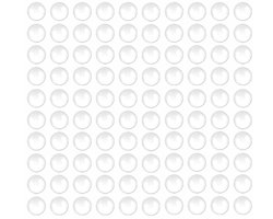 Dailygoods- Rubberen Doppen 100 Stuks - Zelfklevend - Elastische Buffers - Deurstopper - Wandrubberen Noppen - Schokbestendig - Transparant Ontwerp - Deurbuffer
