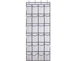 Dailygoods- Schoenenorganizer 24 Compartimenten - Hangende Organizer - Opbergtas - Multifunctionele Opbergzak - Fleece/Nylon - Ruimtebesparend