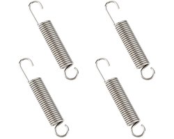 Dailygoods - Set van 4 Stalen Vervangende Veren voor Stoelen en Meubels