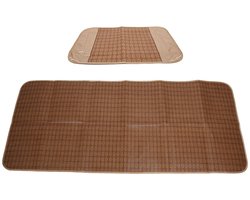 Dailygoods- Slaapmat Opvouwbaar - Zomer Rotan - Polyester - Inclusief Kussenhoes - 195 x 80 cm - Lichtgewicht 826 g - Koelmat