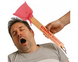 Dailygoods- Snurkklopper Grappige Houten Klopper - Gewatteerd Hoofdkussen - Origineel Cadeau - 40 cm - Humoristisch Accessoire - Perfect voor Koppels - Grappige Hamer